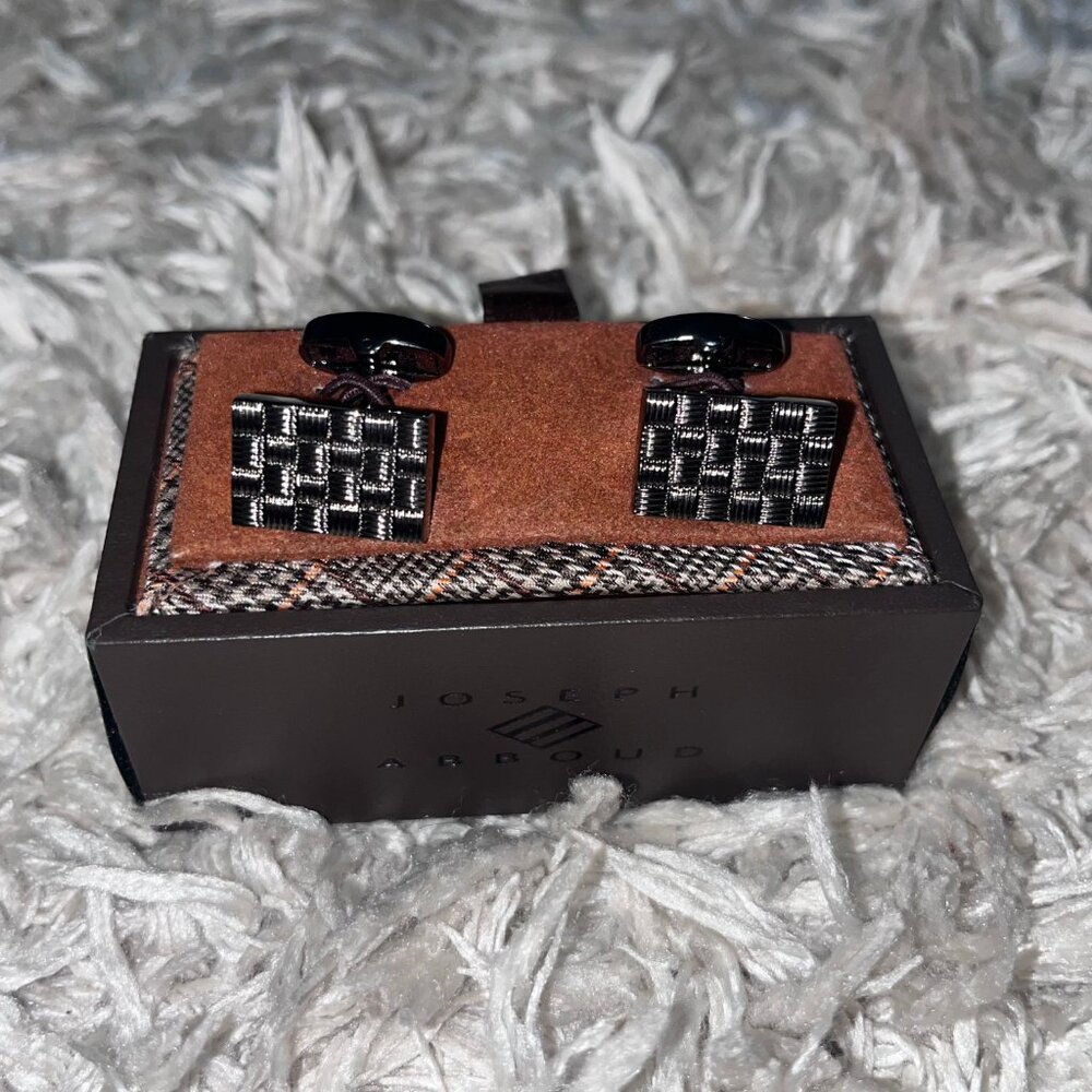 Silver Cufflinks- Joseph Abboud